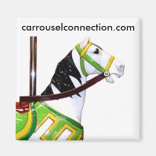 W.F. Mangels Kiddie Carousel Horse Magneet