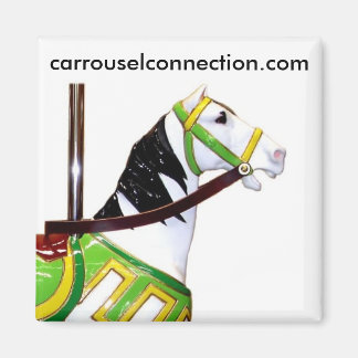 W.F. Mangels Kiddie Carrousel Paard Magneet