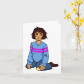 W Frisk Sticker Kaart (Gele Bloem)