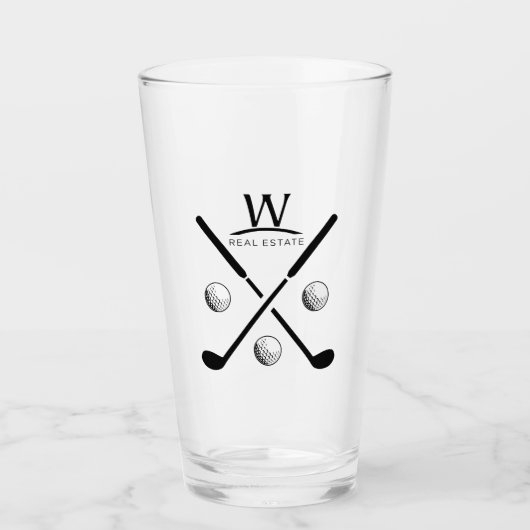 W Golf Highball Glass Glas (Voorkant)