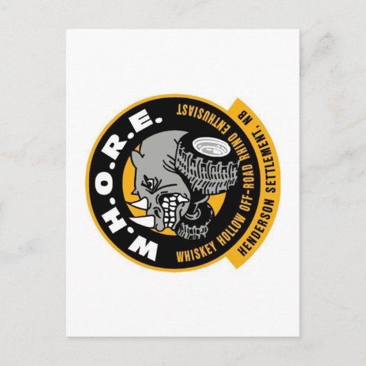 W.H.O.R.E. BRIEFKAART (Voorkant)