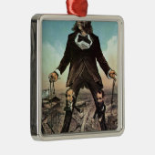 W.H. Vanderbilt als 'Colossus of Roads' Metalen Ornament (Rechts)