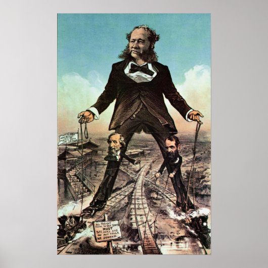 W.H. Vanderbilt als 'Colossus of Roads' Poster (Voorkant)