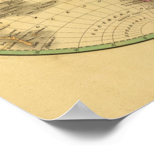 W Hemisphere E Hemisphere Poster (Hoek)