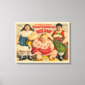 W. Hollmann's Giant Children en Prize Baby. Canvas Afdruk (Voorkant)