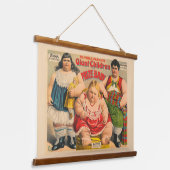 W. Hollmann's Giant Children en Prize Baby. Hangend Wandkleed (Gebogen)