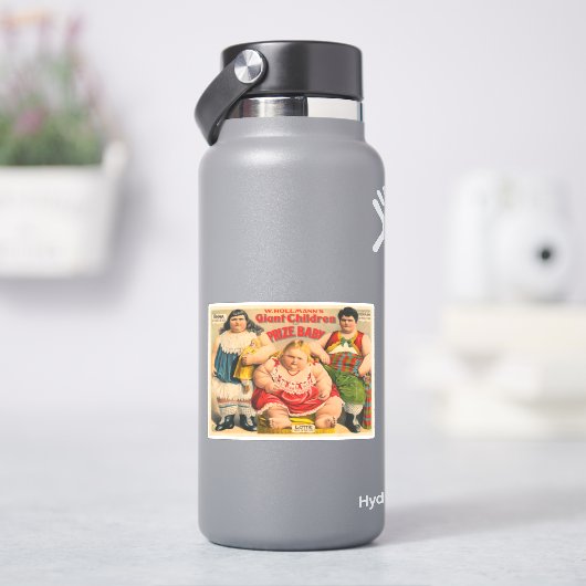 W. Hollmann's Giant Children en Prize Baby. Sticker (HydroFlask)