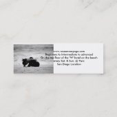 W Hotel info card Mini Visitekaartje (Achterkant)