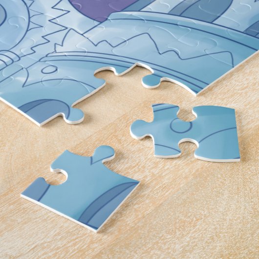 W.i.t.c.h. über Kandrakar puzzle Legpuzzel (Zijkant)