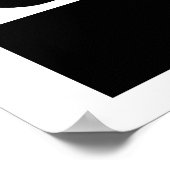 W is bestemd voor rusteling poster (Hoek)