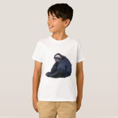 W is for White Cheeked Spider Monkey T-shirt (Voorkant volledig)