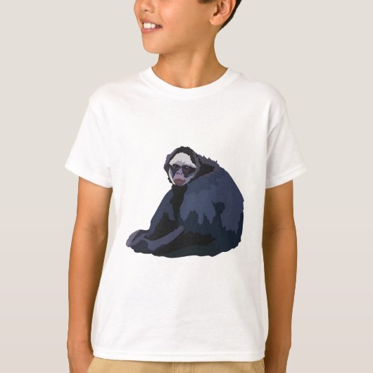 W is for White Cheeked Spider Monkey T-shirt (Voorkant)