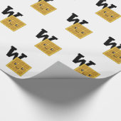 W is voor Waffle Cadeaupapier (Hoek)