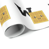 W is voor Waffle Cadeaupapier (Rol Hoek)