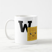 W is voor Waffle Koffiemok (Links)