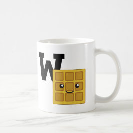 W is voor Waffle Koffiemok