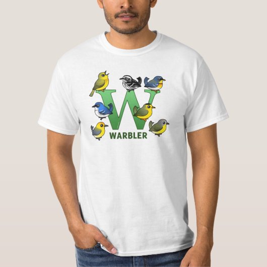 W is voor Warbler T-shirt (Voorkant)