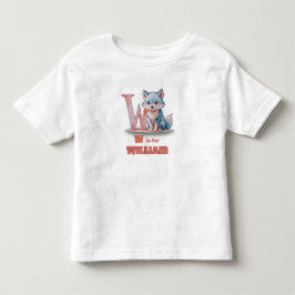 W is voor William - Op maat gemaakte peuternaam T- Kinder Shirts