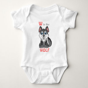 "W is voor WOLF" Childs Shirt