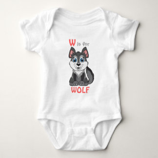 "W is voor WOLF" Childs Shirt