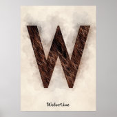 W is voor Wolverine Poster (Voorkant)