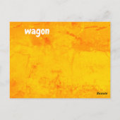 w - kaart voor wagonflits (Achterkant)