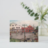 "W. Lakeshore Drive, Kelley's Island" Briefkaart (Staand voorkant)