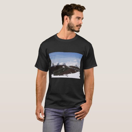 W.M. Keck Observatory on Mauna Kea, Hawaii T-shirt (Voorkant volledig)