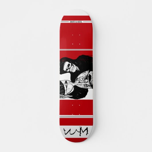 W.M. Skateboard Deck - Grim Reaper Edition (Voorkant)