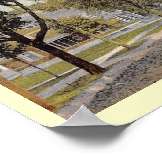 W. Main St., Freehold, New Jersey Style Poster (Hoek)