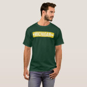 W MICHIGAN AVE white WESTERN MICHIGAN T-shirt (Voorkant volledig)
