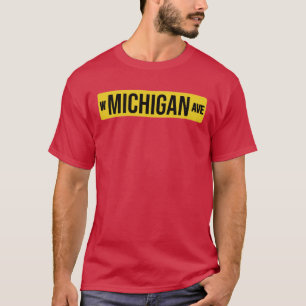 W MICHIGAN AVE zwart WESTERN MICHIGAN T-shirt