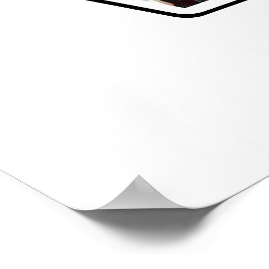 W Monogram Creëer Uw Eigen 9 Aangepaste Foto Colla Poster (Hoek)