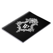 W Monogram Initiaal Notitieboek (Linkerzijde)