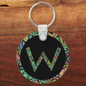 W Monogram Sleutelhanger (Voorkant)