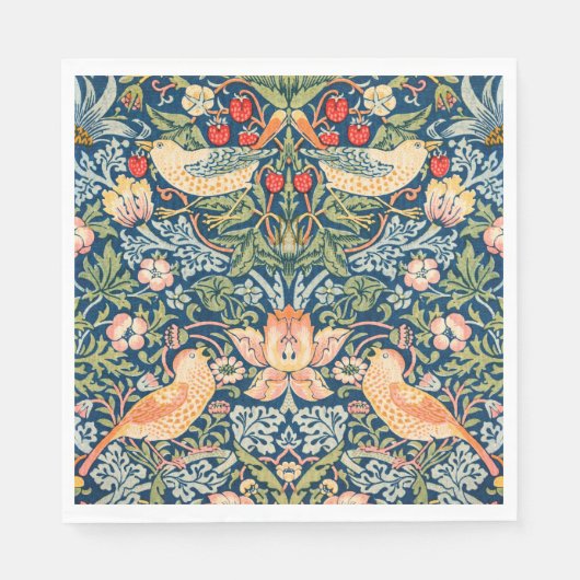 W Morris Aardbei Dief Papier Servet (Voorkant)