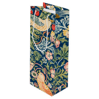 W Morris Aardbei Dief Wijn Gift Bag Cadeautas