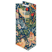 W Morris Aardbei Dief Wijn Gift Bag Wijn Cadeautas (Achterkant Gekanteld)