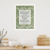 W Morris Quote - Heb niets in je huis... Poster (Keuken)