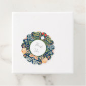 W Morris Strawberry Thief Favor Label (In situ)