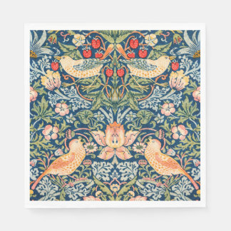 W Morris Strawberry Thief papieren servet