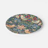 W Morris Strawberry Thief Rond Papier Bord (Gekanteld)