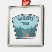 W&OD Trail Metalen Ornament (Links)