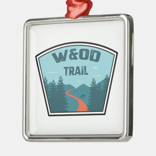 W&OD Trail Metalen Ornament (Links)