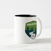 W&OD Trail Tweekleurige Koffiemok (Voorkant rechts)