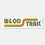 W&OD Trail Virginia Bumpersticker (Voorkant)