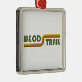 W&OD Trail Virginia Metalen Ornament (Rechts)