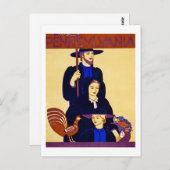 W.P.A. Pennsylvania Travel Poster  Briefkaart (Voorkant / Achterkant)