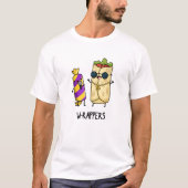 W-rappers Funny Food Pun T-shirt (Voorkant)