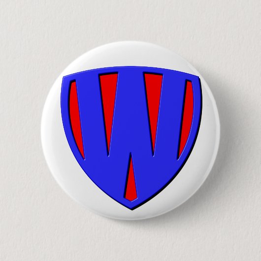 W RONDE BUTTON 5,7 CM (Voorkant)